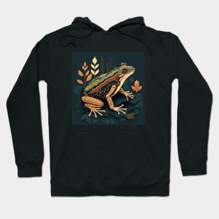 Natural Frog Design Hoodie